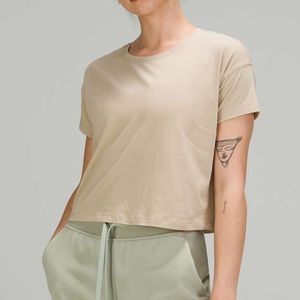 Lululemon Cates Tee | Trench Beige | Size 10